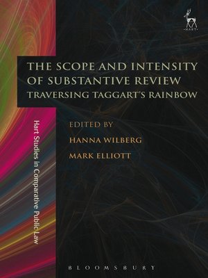 cover image of The Scope and Intensity of Substantive Review
